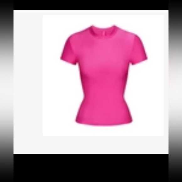 SKIMS SHINE JERSEY T-shirt- XS NWOT - Picture 1 of 5